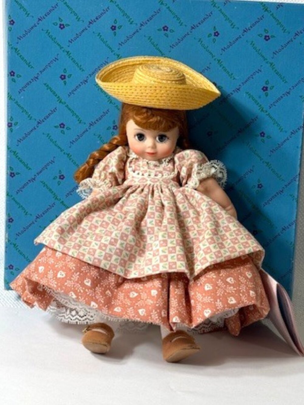 Madame Alexander restrung 8" Polly Flinders doll.